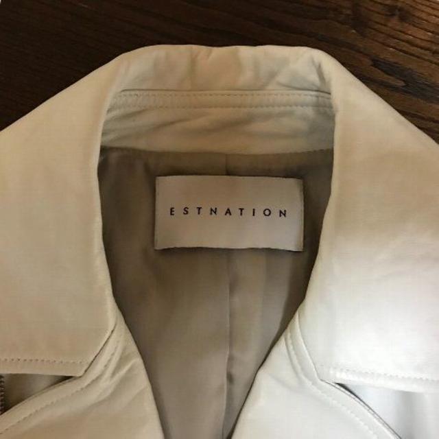 ESTNATION(エストネーション)の【ゆか様専用】　エストネーション　ライダース ジャケット レディースのジャケット/アウター(ライダースジャケット)の商品写真