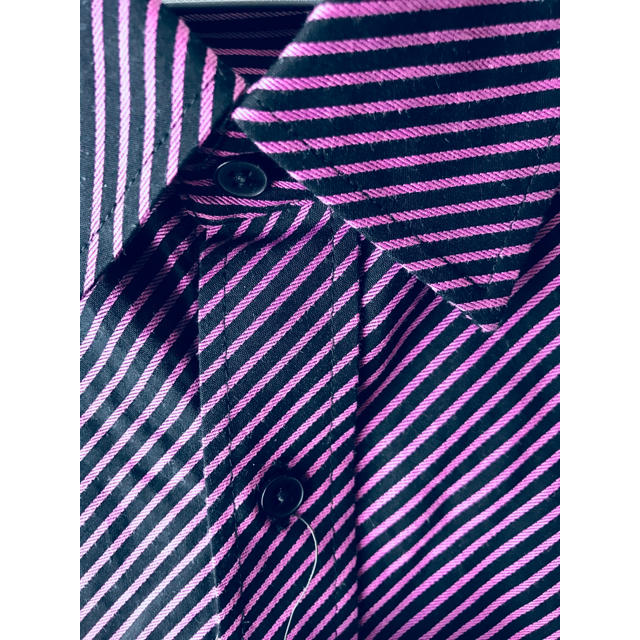 ZARA(ザラ)のZARAの紫ストライプシャツ メンズのトップス(シャツ)の商品写真