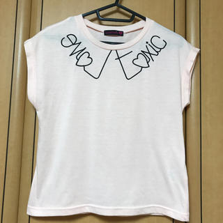 ラブトキシック(lovetoxic)のLOVETOXIC Tシャツ（ピンク)(Tシャツ/カットソー)