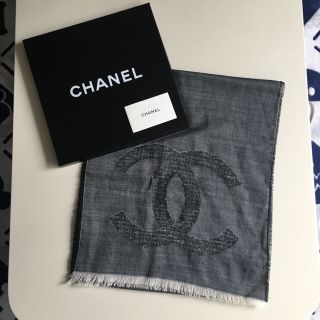 シャネル(CHANEL)の最終セール！新品 正規品 CHANEL カシミヤ ストール(ストール/パシュミナ)