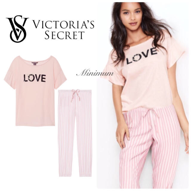 Victoria's Secret(ヴィクトリアズシークレット)のVSルームウェアセット(LOVE) レディースのルームウェア/パジャマ(ルームウェア)の商品写真
