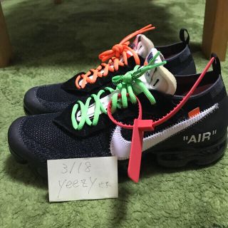 ナイキ(NIKE)のnike air vapormax off-white the10 28cm(スニーカー)