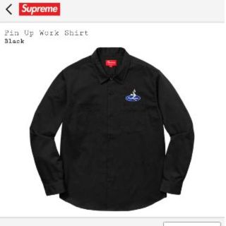 シュプリーム(Supreme)のSupreme Pin Up Work Shirt 黒M(シャツ)