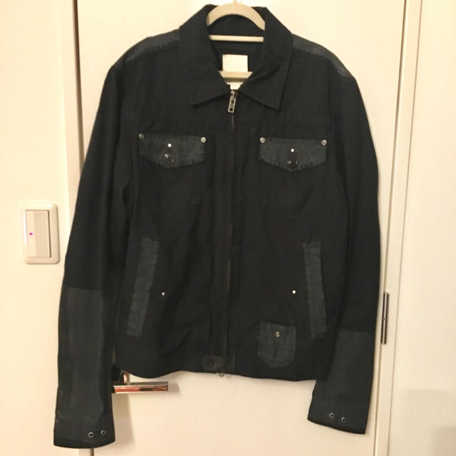 DIESEL(ディーゼル)のブラックデニムジャケット メンズのジャケット/アウター(Gジャン/デニムジャケット)の商品写真