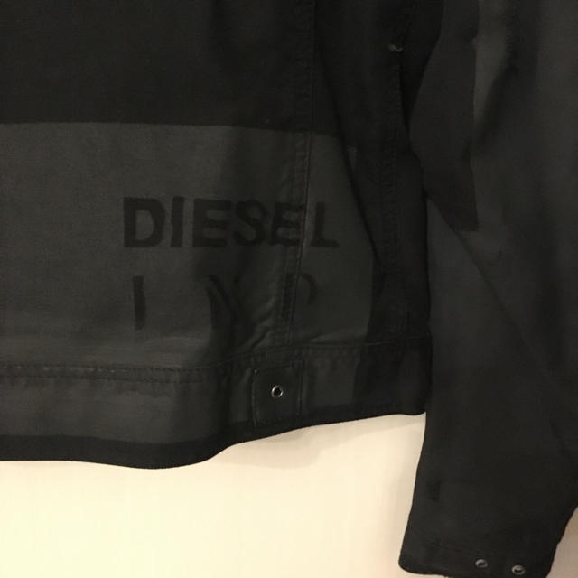 DIESEL(ディーゼル)のブラックデニムジャケット メンズのジャケット/アウター(Gジャン/デニムジャケット)の商品写真