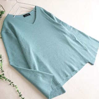 ユナイテッドアローズグリーンレーベルリラクシング(UNITED ARROWS green label relaxing)のgreen label relaxing *袖フレア春ニットプルオーバー *(ニット/セーター)