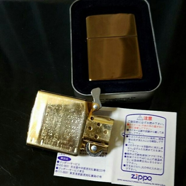 ZIPPO(ジッポー)の新品❤03K'ZIPPOブラウンチタンミラー❤ケースの蓋無し❤送料無料❤ メンズのファッション小物(タバコグッズ)の商品写真