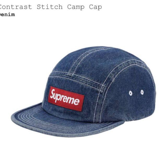 Supreme 18ss Contrast Stitch Camp デニム