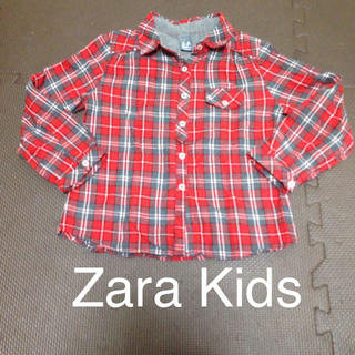 ザラキッズ(ZARA KIDS)のZARAkidsのチェックシャツ☆(その他)