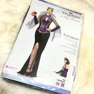 ディズニー(Disney)の白雪姫 女王様コスプレ衣装一式 evil queen お后様(衣装一式)