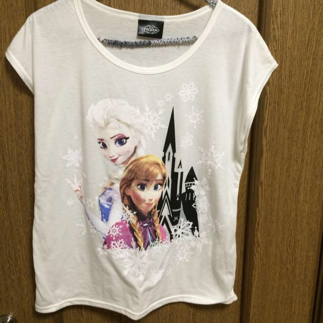 アナ雪Tシャツ レディースのトップス(Tシャツ(半袖/袖なし))の商品写真