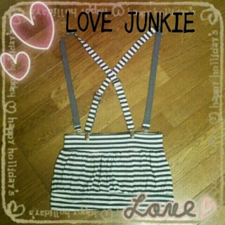 ラブジャンキー(LOVE JUNKIE)のLOVEJUNKIEﾎﾞｰﾀﾞｰｽｶｰﾄ(ミニスカート)