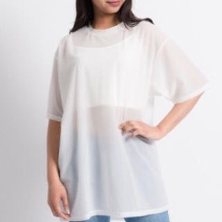 ウィゴー(WEGO)のWEGO シアーBIG T(Tシャツ(半袖/袖なし))