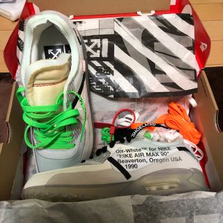 オフホワイト(OFF-WHITE)のNIKE off-white Air max 90 27.0cm(スニーカー)