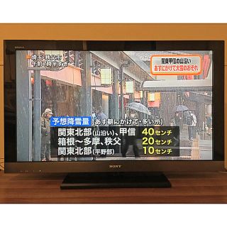 ブラビア(BRAVIA)の【ビープ様専用！】40型 液晶テレビ SONY BRAVIA 送料込み！(テレビ)