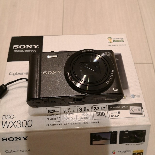 SONY Cyber-shot DSC-WX300(B) 付属品+おまけ