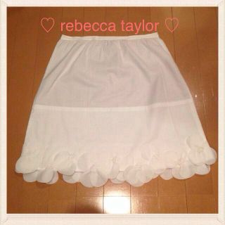 レベッカテイラー(Rebecca Taylor)のお値下げ♡レベッカ お花ペチコート♡(ひざ丈スカート)