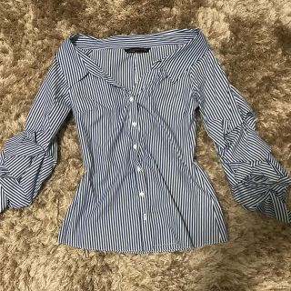 ザラ(ZARA)のZARA ストライプシャツ(シャツ/ブラウス(長袖/七分))