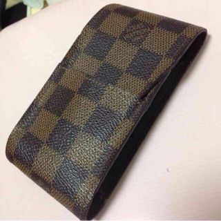 ルイヴィトン(LOUIS VUITTON)のルイヴィトン タバコケース ダミエ(モバイルケース/カバー)