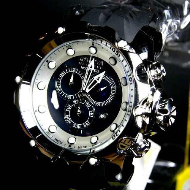 【冬バーゲン★特別送料無料！】 - INVICTA WR1000M ×Silver Black Dragon Sea ‼インビクタ 腕時計(アナログ)