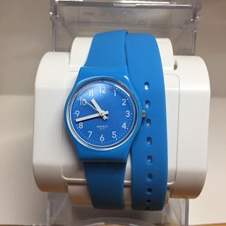 スウォッチ(swatch)の【新品未使用】SWATCH 2重巻 ベルト 腕時計 ブルー(腕時計)