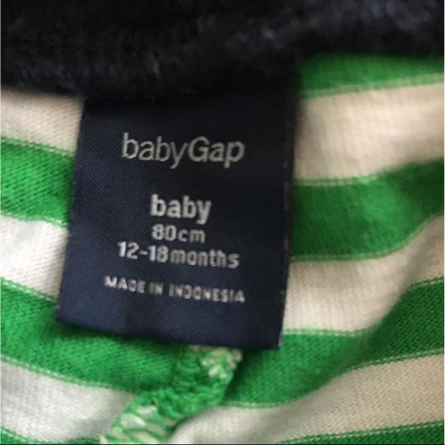 babyGAP(ベビーギャップ)のベビーギャップ ズボン80 キッズ/ベビー/マタニティのベビー服(~85cm)(パンツ)の商品写真