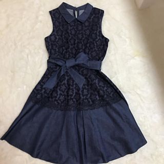 ジルバイジルスチュアート(JILL by JILLSTUART)のデニムワンピース(ひざ丈ワンピース)