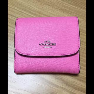 コーチ(COACH)のCOACH 折り財布 無地 花柄(財布)