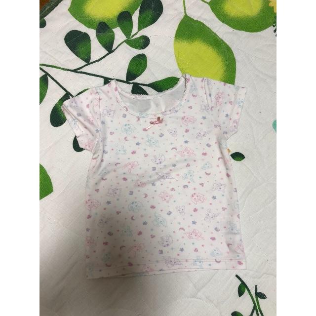 サンリオ(サンリオ)の美品 サンリオの半袖シャツ キッズ/ベビー/マタニティのキッズ服女の子用(90cm~)(下着)の商品写真