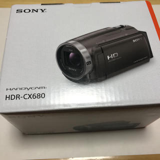 ソニー(SONY)のSONY HDR-CX680ブラウン 新品(ビデオカメラ)