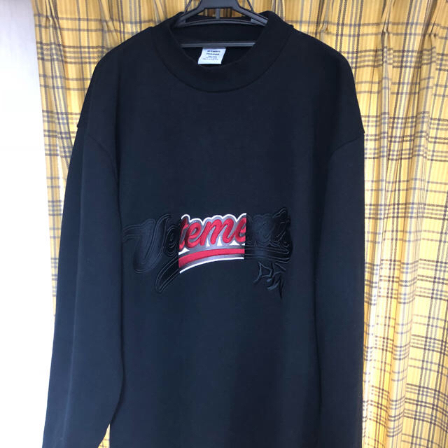 vetements  スウェット　ベースボールロゴ