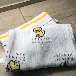 バーニーズニューヨーク(BARNEYS NEW YORK)のバーニーズニューヨークベビー おくるみ 2枚(おくるみ/ブランケット)