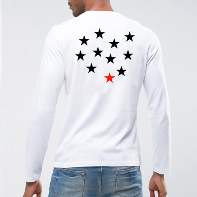 Ron Herman(ロンハーマン)のライズリヴァレンス  11スター ロングスリーブTシャツ ロンt wh メンズのトップス(Tシャツ/カットソー(七分/長袖))の商品写真