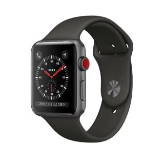 アップルウォッチ(Apple Watch)のapplewatch セルラーモデル42ミリ(腕時計(デジタル))