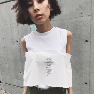 アメリヴィンテージ(Ameri VINTAGE)のAmeri VINTAGE  BIB LAYERED N.S TOP(タンクトップ)