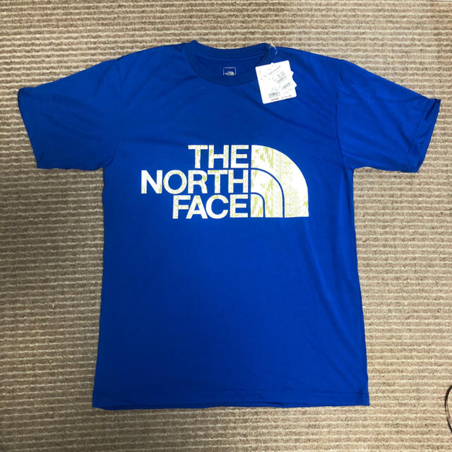 THE NORTH FACE(ザノースフェイス)のＸＬサイズ THE NORTH FACE MESSAGE TECH TEE 青 メンズのトップス(Tシャツ/カットソー(半袖/袖なし))の商品写真