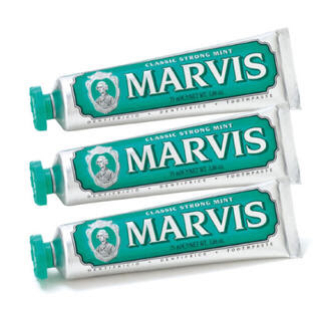 MARVIS(マービス)の3本セットMARVIS グリーン 75ml コスメ/美容のオーラルケア(歯磨き粉)の商品写真