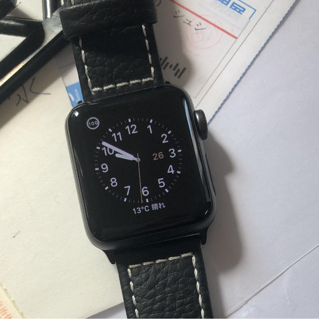 Apple(アップル)のアップルウォッチ serie3 38mm 値下げ不可 メンズの時計(腕時計(デジタル))の商品写真