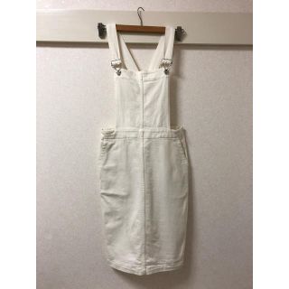 スティーブンアラン(steven alan)のmomo様専用 スティーブンアラン サロペットスカート 白 春夏 オーバーオール(ひざ丈ワンピース)