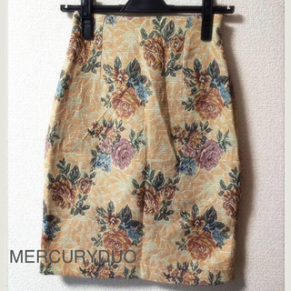 マーキュリーデュオ(MERCURYDUO)のMERCURYDUO ゴブランスカート(ひざ丈スカート)