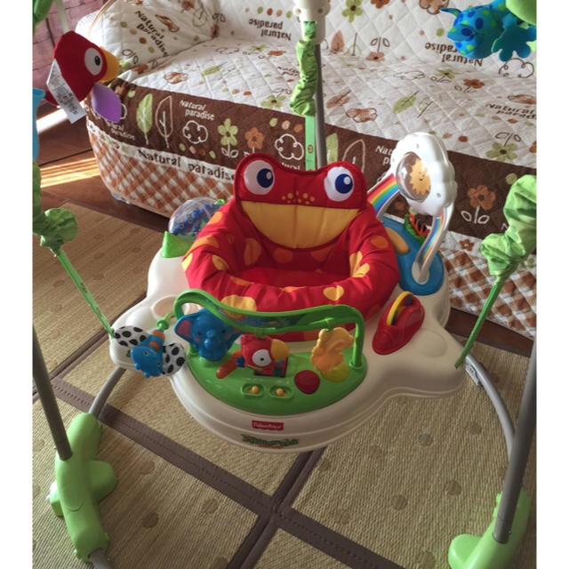 Fisher-Price(フィッシャープライス)の☆送料込み☆専用箱付き☆美品 ジャンパルー☆おまけ付き キッズ/ベビー/マタニティのおもちゃ(ベビージム)の商品写真