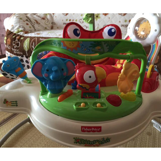 Fisher-Price(フィッシャープライス)の☆送料込み☆専用箱付き☆美品 ジャンパルー☆おまけ付き キッズ/ベビー/マタニティのおもちゃ(ベビージム)の商品写真