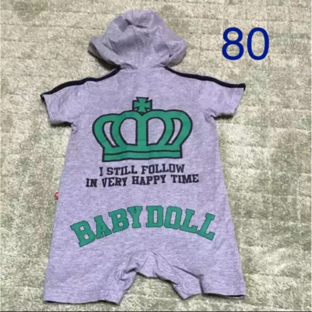 BABYDOLL(ベビードール)のゆかさま専用BABY DOLL☆Tシャツ  ロンパース  セット80 キッズ/ベビー/マタニティのベビー服(~85cm)(Ｔシャツ)の商品写真