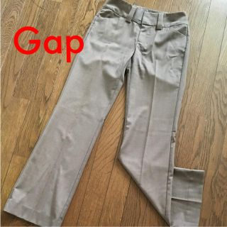 ギャップ(GAP)のGap スラックス パンツ ブラウン ポリエステル S ストレッチ(カジュアルパンツ)