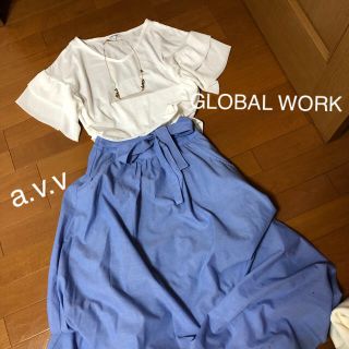 グローバルワーク(GLOBAL WORK)のスカートのみ(ロングスカート)