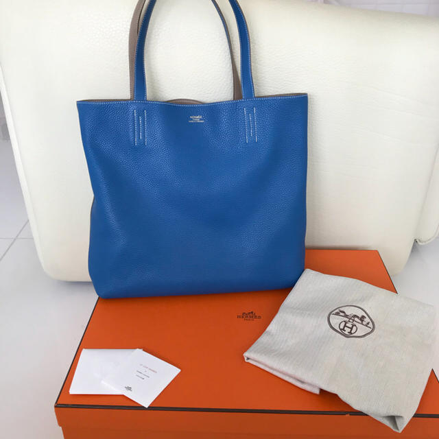 エルメス ドゥブルセンス 45  HERMES リバーシブルトート