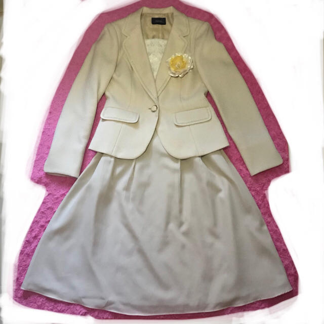 【入園・入学式】ジャケットとスカートとその他の5点セット レディースのフォーマル/ドレス(スーツ)の商品写真
