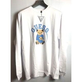 ゲス(GUESS)の未使用品◆正規品◆ゲス グリーンレーベル18SS ベアー ロングＴシャツ L(Tシャツ/カットソー(七分/長袖))