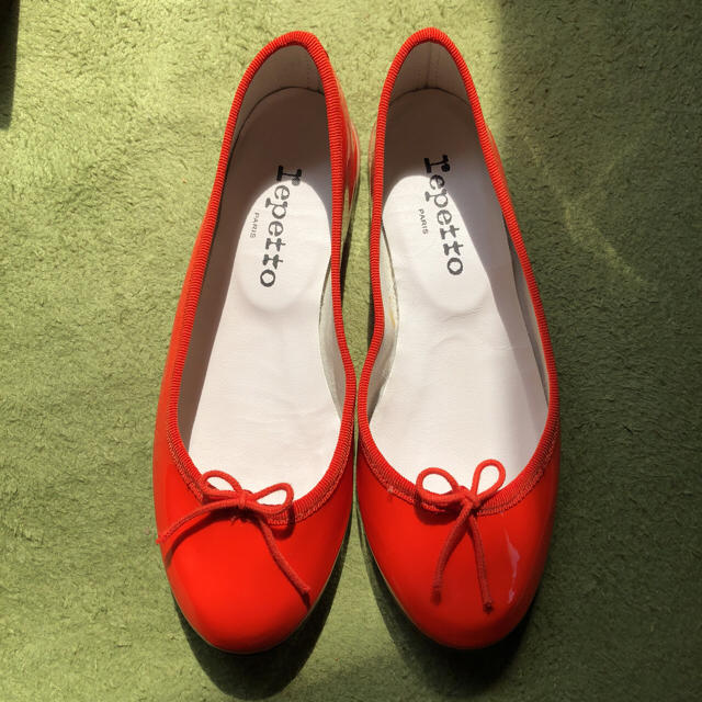 美品！repetto バレエシューズ 赤 36 23㎝