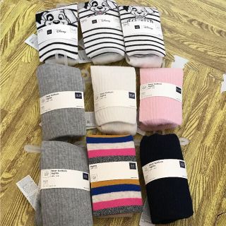 ベビーギャップ(babyGAP)の新品◎ベビーギャップ くまさんタイツ、ボーダータイツ、101匹わんちゃんタイツ(靴下/タイツ)